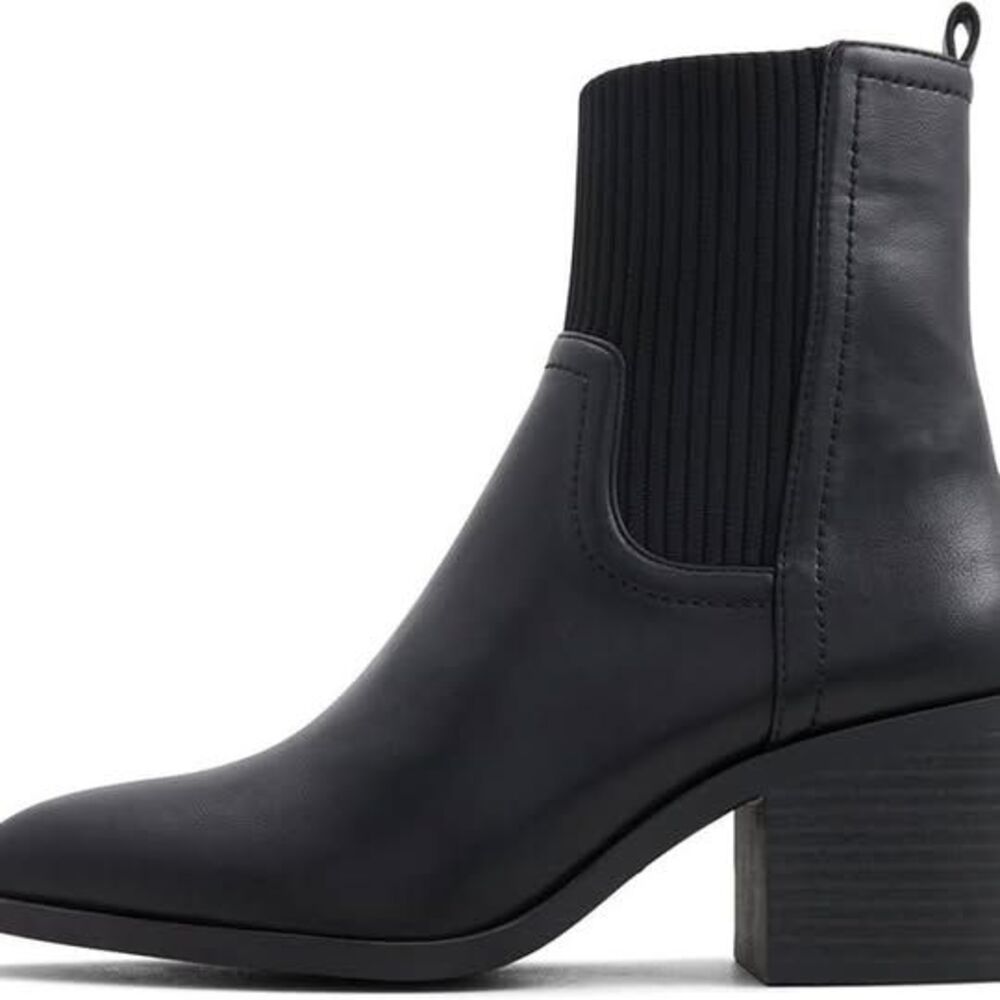 Call It Spring VEGAN Black Boots NIB Women's 9